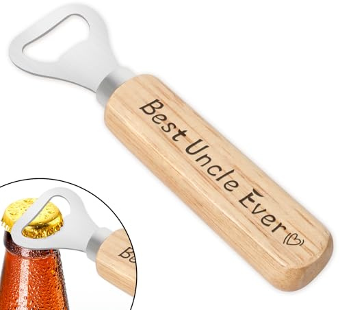 Uncle Gifts Bottle Opener Gifts for Uncle Bottle Opener from Niece Nephew Uncle Birthday Gift Uncle Father's Day Presents Auntie and Uncle Gift Christmas Valentines Presents
