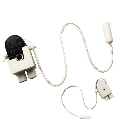 Catenella per plafoniera, cordino per ventilatore a soffitto | Controllo del cavo di tiraggio della luce del ventilatore da soffitto | Comando a tirante per plafoniera multifunzionale 2A 250V per appl