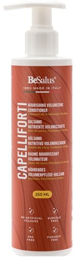 Haarspülung Natürliches Volumen für Männer und Frauen 250 ml: ideal für dünne, trockene und schuppige Haare | BESALUS Made in Italy