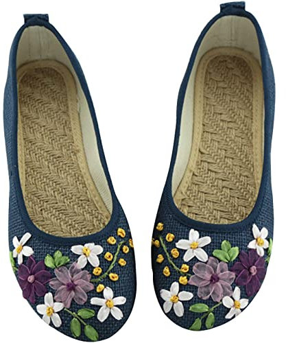 Scarpe Mary Janes da Donna Eleganti Friulane Semplici Mocassini Donna Slip on Primavera Comode Scarpe da Ballo Matrimoni Balletto Sandali Comodi Morbida Yoga Affari Scarpe Loafers