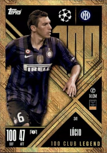 Match Attax Extra 2024 2025 Lucio 100 Club Legend Sammelkarte
