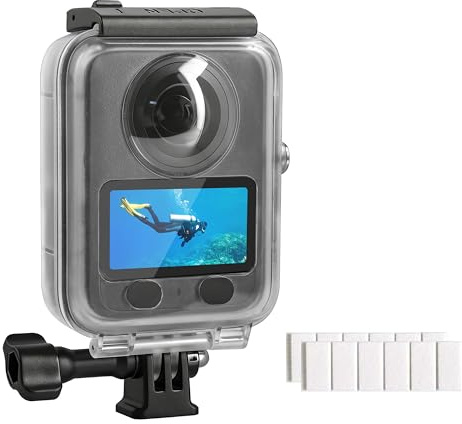 FitStill 45M/147FT Waterproof Case for DJI OSMO 360, Easy Installation, Pressure Resistant, Underwater Protective Case for Underwater Photography, DJI Osmo 360 Protective Accessories
