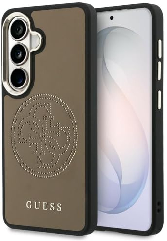 CG MOBILE Guess Perforiertes Logo kompatibel mit MagSafe Hülle für Samsung Galaxy S26 (Braun)