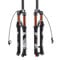 26/27.5/29 Travel 120mm MTB Air Suspension Fork, Rebound Adjust 1 1/8 Straight/Tapered Tube QR 9mm Manual/Remote Lockout XC AM Ultralight Mountain Bike Front Forks