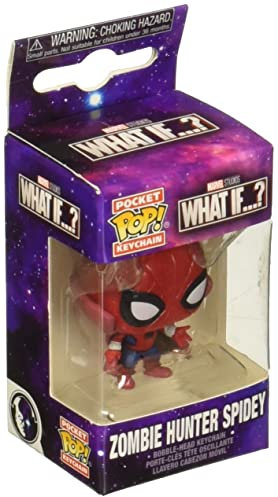Funko Pop! Keychain: What If - Keychain 4 - Marvel What If - Mini-Figurine en Vinyle à Collectionner Porte-clés Fantaisie - Cadeau de Noël - Idée de Cadeau - Produits Officiels - TV Fans