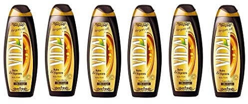 6x Vidal Olio di Argan Bagnodoccia Bio-Duschgel Arganöl 500ml Duschgel Nährt und Regeneriert