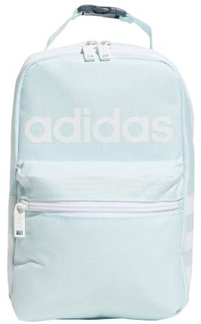 adidas 979153 Santiago 2 - Mochila térmica para el almuerzo, poliéster, casi azul/blanco