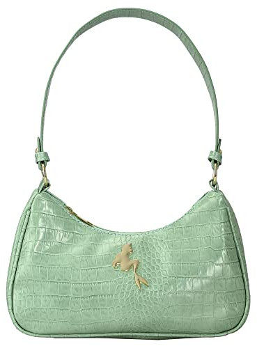 The Little Mermaid Krokodil-Handtasche mit Ariel-Metall-Abzeichen