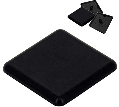 SCHMIDT systemprofile 100x Abdeckkappe 40x40mm Aluprofil Kappe Profil Endkappe Profilabdeckkappe Kunststoff schwarz