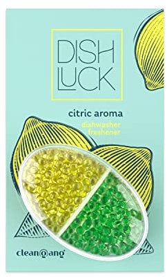 cleangang - Spülmaschinen Deo Dish Luck 2 in 1 - frisches Deo für die Spülmaschine mit Zitronen Duft - geruchsneutralisierendes Geschirrspüler Deo für langanhaltende Frische 1 Stück