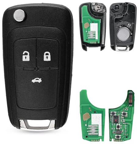 433MHZ 3 Buttons For Opel Vauxhall Astra J Flip Car Key For Chevrolet Cruze Remote Control For Vauxhall Adam Meriva Zafira Mokka Corsa Insignia Key ID46Chip
