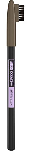 Maybelline New York 2-in-1 Augenbrauenstift mit anspitzbarer Spitze und weicher Bürste, Express Brow, Nr. 04 Medium Brown, 1 Stück