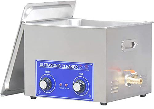 Amhuui Nettoyeur À Ultrasons Professionnel 10L avec Chauffage Et Minuterie, Machine De Nettoyage À Ultrasons Électrique Commerciale pour Nettoyer Les Lunettes, Les Pièces De Prothèses Dentaires
