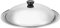 Lurrose Edelstahl-Pfannendeckel Universalpfannen Töpfe Deckel Bratpfannendeckel Deckel Wok-Deckel Zum Kochen (34 Cm)