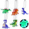 Wishstar 10 Stück Dinosaurier Reflektor Anhänger,Reflektoren Kinder ，Reflektor Schulranzen Junge，Sicherheits Reflektor anhänger,Reflektoranhänger für Kinder