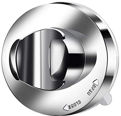 Suction Cup Accessory Holder Strong Adjustable Shower Head Bathroom Bathroom Products Camping Shower Head Holder (Silver, One Size)
