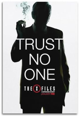 VZRSQZK Filmposter The X-Files, dekoratives Gemälde, Leinwand-Wandposter und Kunstdruck, modernes Familienschlafzimmer-Dekor-Poster, 40 x 60 cm