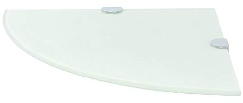 prissent Eckregal 35x35 cm Wandregal Eckregal Hängend Bücherregal Hängeregal Regal Wand Würfelregal Wandregal Küche für Arbeitszimmer, Pflanzen, CDs, Deko, Souvenirs Weiß