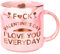 Valentines Gifts for Her Girlfriend, 330ml Funny Mug Gifts for Girlfriend, Valentines Day Birthday Gifts for Women Her, Anniversary Romantic Gift for Her Fiancee Wife