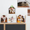 COVPAW 4x Wandtattoos Kleine Mäuse 4 Stück Wandaufkleber Kinderzimmer Familien Mauslöcher Flur Küche Wandsticker Wanddeko Babyzimmer Wohnzimmer Kindergarten Schlafzimmer (Maeuse 4)