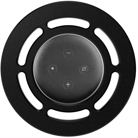 Cleverstation Deckenhalterung Pro - für Echo Dot 3, Alexa Zubehör, Halterung, Alexa Wandhalterung, Einbaulautsprecher Decke, Deckenbefestigung, Smart Speaker Deckenmontage, Unterputz Befestigung
