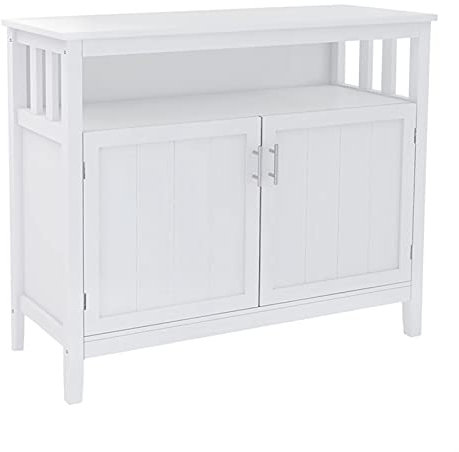GRFIT Anrichte Küche Wohnzimmer-Sideboard, Aufbewahrungsschrank, Hochglanz, moderner Küchenschrank, TV-Ständer mit 2 Türen Sideboard