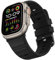Suphart Armband Kompatibel Mit Apple Watch 49mm 45mm 44mm 42mm, Weiches Silikon Sport Band für Ultra 2 Ultra SE Serie 9 8 7 6 5 4 3 2 1, Damen Herren, Schwarz