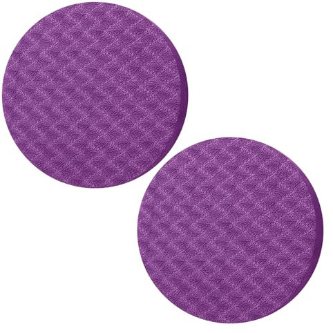 1 Paar Yoga-Knieschoner, Yoga-Antirutschmatte, Damen-Ellbogen-Yoga-übungsmatte, Gymnastik-Antikollisionsmatte, Damen-Yogamatte, Sport-Tanz-Knie-Knieschoner (Dunkelviolett)
