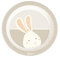 SIGIKID Teller Hase r PET Kindergeschirr beige, Onesize