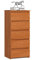 Home Collective Kommode mit 5 Schubladen Kommode Schlafzimmer Flur Wohnzimmer Organizer Kommode mit Schubladen 40 cm breit 92 cm hoch | Erle Highboard Sideboard Mehrzweckschrank Schrank schmal