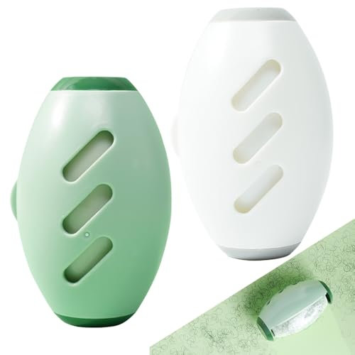 HIULLEN 2 Stück Tierhaarentferner Fusselrolle, Waschbarer Tragbarer Aufkleber, Household Extra Sticky Lint Remover, Reusable Lint Roller Ball für Haustierhaar für Kleidung Sofas Haare Staub