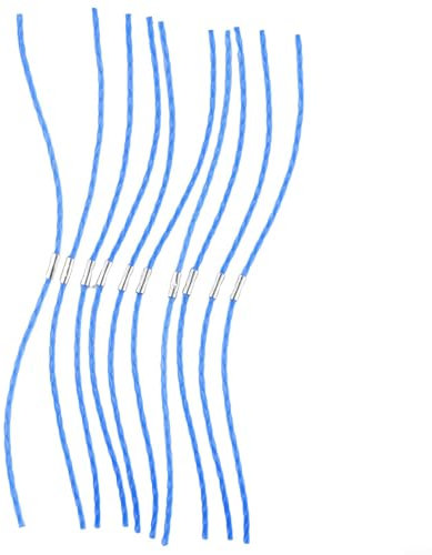 Gdfnmogo 10 Stück Trimmerspule, Ersatz-Nylonschnur, kompatible Trimmerspule F016800182 ART 30 Composite Mähfaden 2,4 mm 30 cm, Schneiden Sie durch Gras