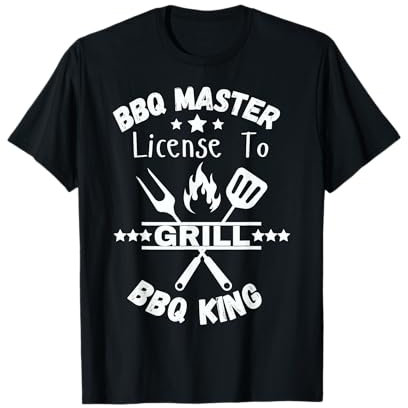 BBQ Master License To Grill BBQ King T-Shirt