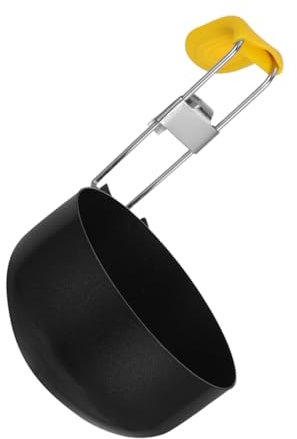 MUCKLILY Egg Steamer Eggs Metal Cooking Utensils Microwave Egg Cooker Fried Egg Ring Round Poached Egg Spoon Egg Poacher Pan Egg Round Mold Pancake Mold Metal Egg Holder Non-stick Coating