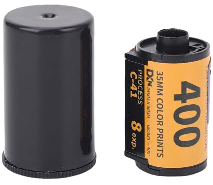 2 Stück 35-mm-Filmrollen, ISO 320 bis 400, Kamera-Farbfilm, Fotofilm mit feiner Körnung, großer Belichtungsspielraum, HD-Kamera-Farbfilm für 135-Kamera (8 Sheet)