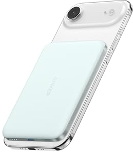Anker Nano magnetische ultraschlanke Powerbank Qi2 15W | 5000mAh, MagSafe-kompatibel, ergonomisches Design, für iPhone 15/16/17 Serie, AirPods und mehr