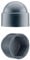 EMFA Cache-écrous M12 pour clé de 19 Anthracite 50 pcs. Bouche-Trou