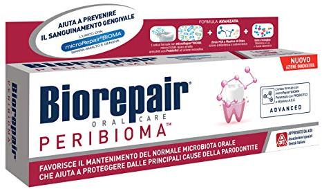 Biorepair Peribioma Advanced Toothpaste 75ml 2.5 fl.oz, Pack of 2
