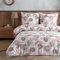 Buymax® Bettwäsche 155x220 100% Baumwolle 4-Teilig Bettbezug - Bettwäsche-Sets 155 x 220cm mit 2 mal Kissenbezüge 80x80cm, ÖKO-TEX Renforcé-Bettdeckenbezüge Set mit Reißverschluss