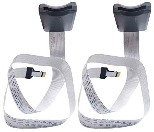 iplusmile Extension Cable Kit 2 Pack to Adapter 25cm Ribbon for Large Devices Computer Desk Car Navigation