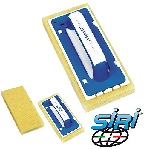 Siri Italy Heavy Duty Professional Grout Sponge Tiles Walls Floors (Replaceable Sponge Only)