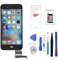 Allfixparts for Screen Replacement for iPhone 8 Plus Black 5.5 inch 3D Touch LCD Screen Digitizer Replacement Frame Display Assembly Set with Repair Tool Kit (Black)