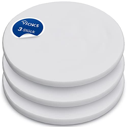 VIOKS 3х Staubsauger Filter rund 160mmØ - Vlies Filter für Staubsauger Dyson DC08 DC19 DC20 DC29 / Dyson Staubsauger Zubehör & Dyson Ersatzteile