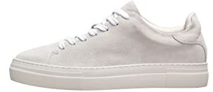 SELETED HOMME Herren SLHDAVID Chunky Suede NOOS O Sneaker, White, 43 EU
