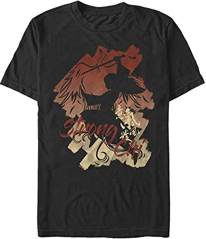 Disney Herren Strong Chi T-Shirt, schwarz, XL Groß Tall