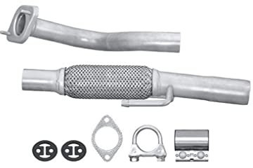 HELLA 8LA 366 005-301 Abgasrohr - Easy2Fit Kit - vorne - zweiteilig - Set mit Anbauteilen