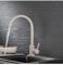 OISE ART STORE Trade Shop - Miscelatore Rubinetto Lavello Cucina Canna Alta Avena Fragranite Marrone Beige