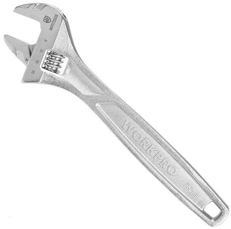 WORKPRO Verstellbarer Schraubenschlüssel, 250 mm, 31,5 x 7,5 x 7,5 cm