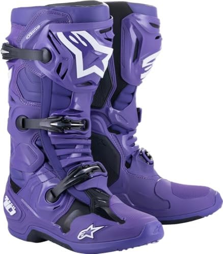 Alpinestars Tech 10 - Stivali da motocross (Ultraviolet/Black, 12)