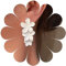 Cimenexe Böhmische Emaille Blume Tropfen Ohrringe - Weiß Acryl, Lange Harz Baumeln Ohrringe, Floral Blütenblatt Ohrstecker Schmuck Für Frauen Und Mädchen (Weiß)